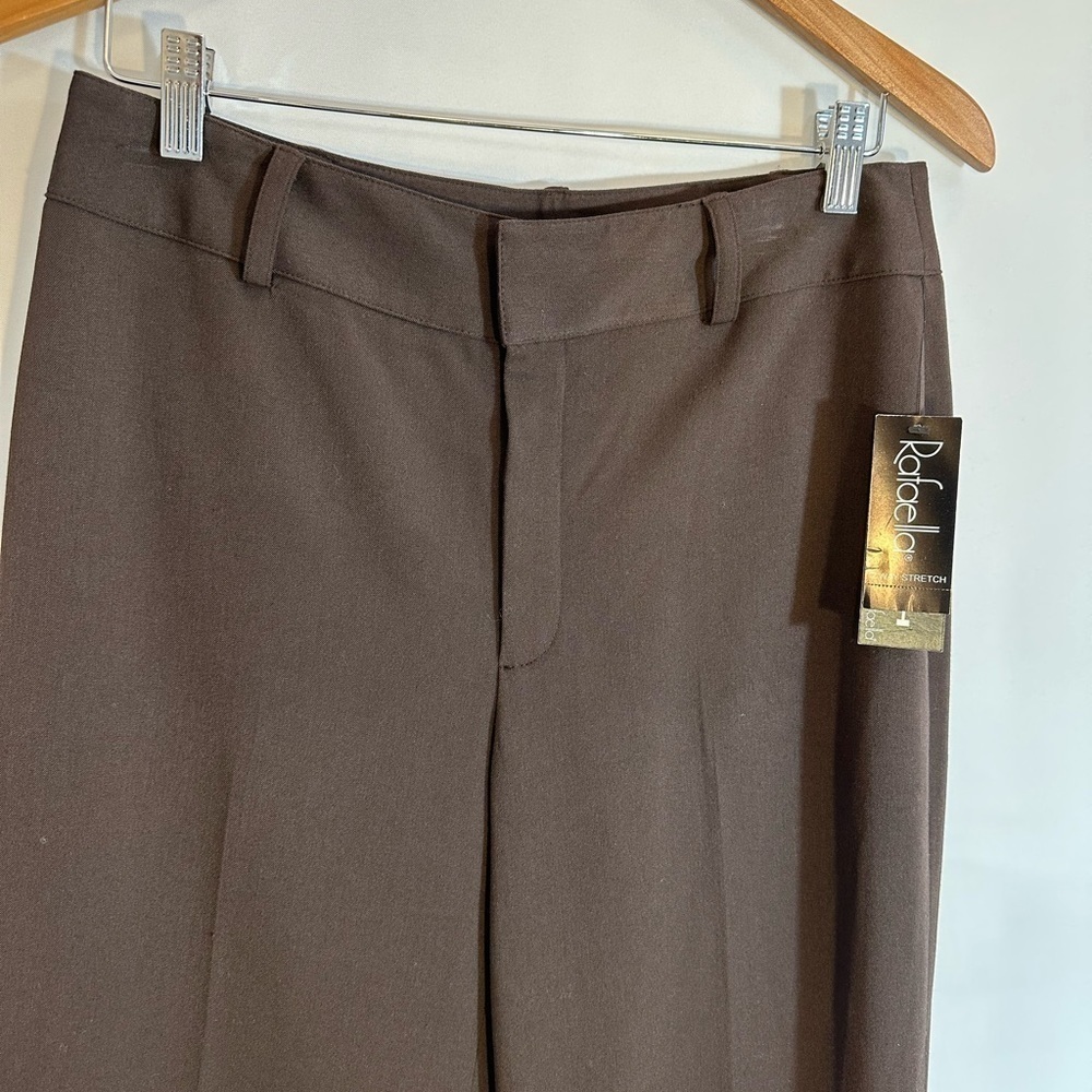 Rafaella Womens 2 Way Stretch Career Dress Pants Trousers Sz 8 Business Office